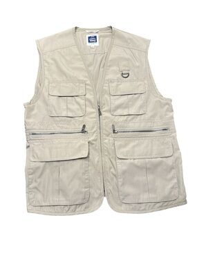 Tilley Made In Canada Travel Fishing Cargo Vest S Tan Khaki Small